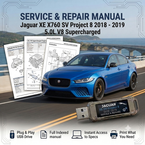Jaguar x760 project 8 v8 - xe, sv