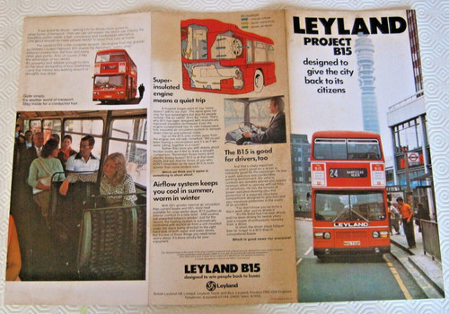 1976 leyland bus project b15 - bus,
