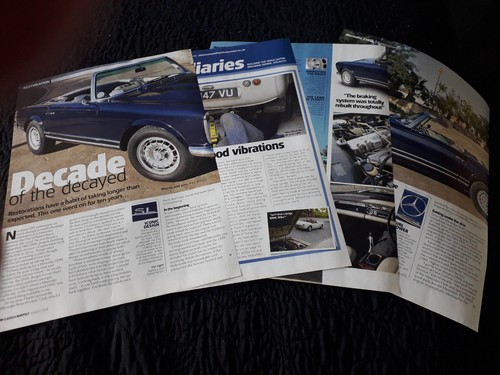 1965 mercedes 230sl - mercedes,