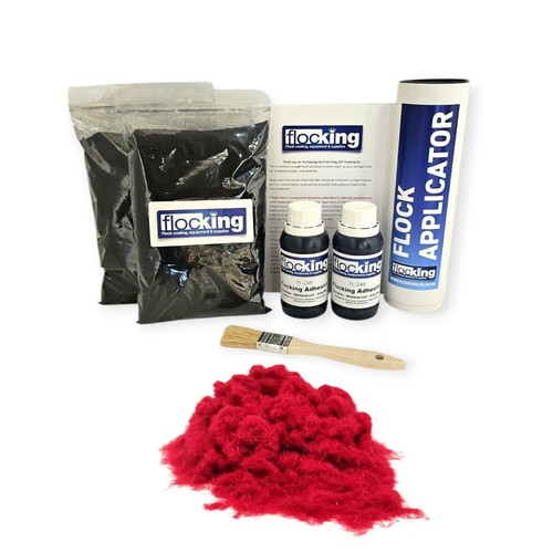 Flocking kit chilli red twin - red,