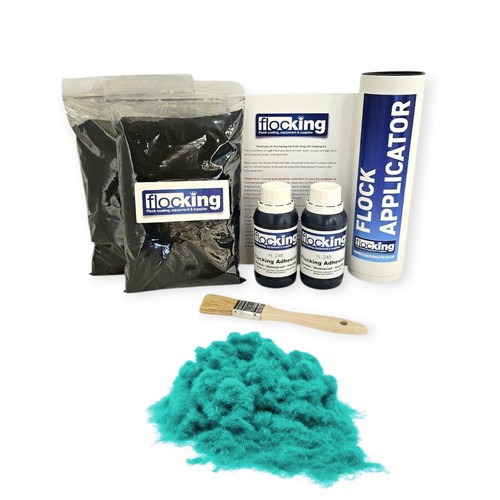 Flocking kit light turquoise - kit,