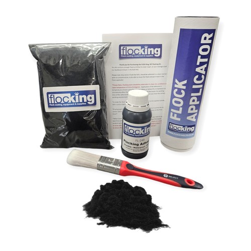 Black flocking kit diy track - flocking,