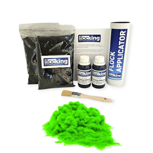 Flocking kit fluorescent green - flocking,
