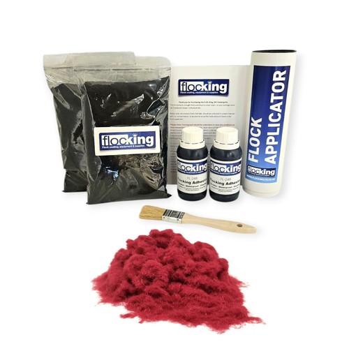 Flocking kit bordeaux - kit, red