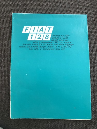 Fiat 128 brochure - , 1970's